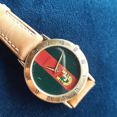 gucci quartz watch face green and reed|gucci quartz watch vintage.